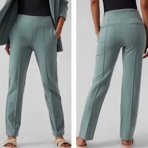 Athleta Eastbound Straight Pant - Minimalistic Grey Sage Green